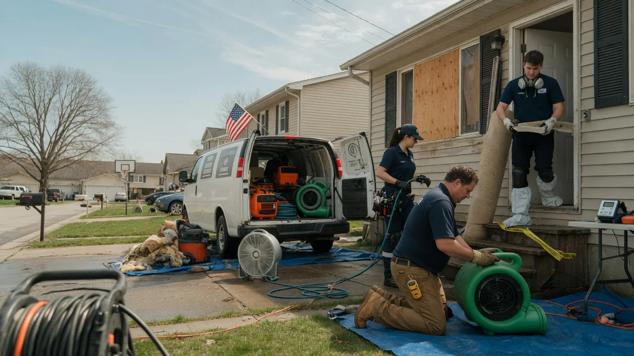 Water Damage Restoration in Manlius, IL near me